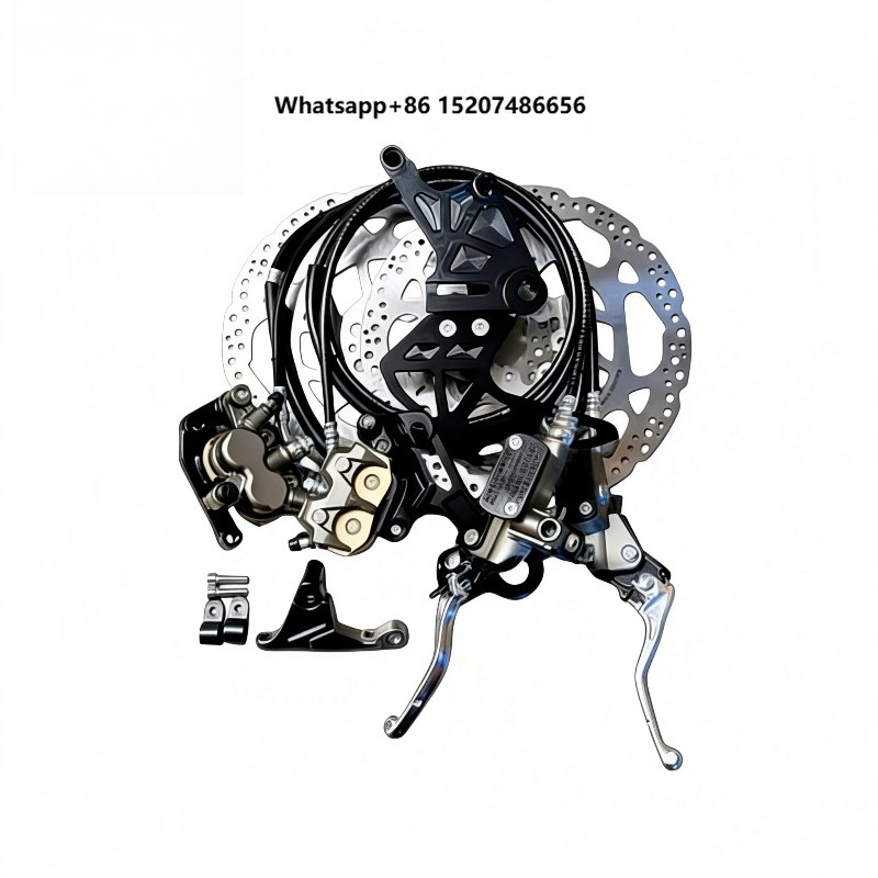 Brake Disc Motorcycle - Conjunto de Frenos Traseros + Soportes