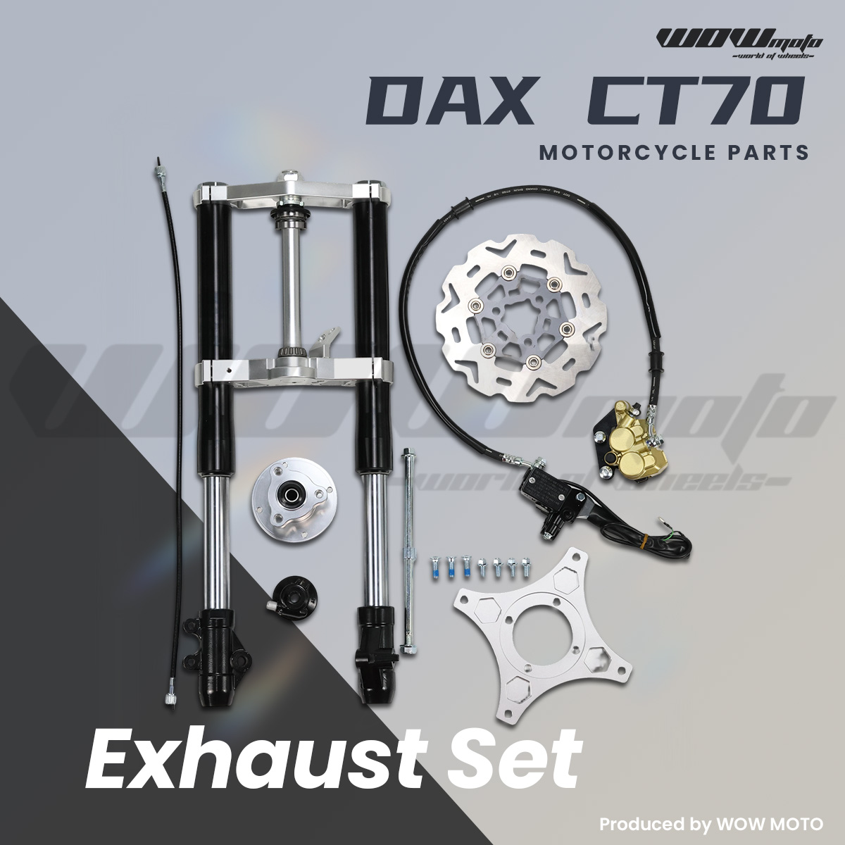Kit de horquilla invertida Min - Brake Disc Motorcycle reseña y precio