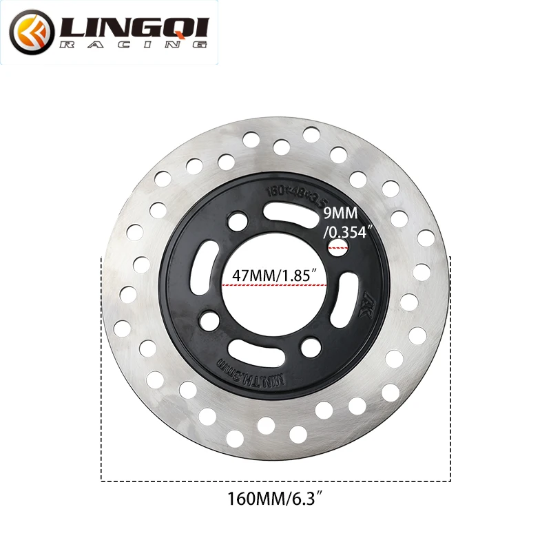 LINGQI RACING 160mm disco de f - Brake Rotor reseña y precio