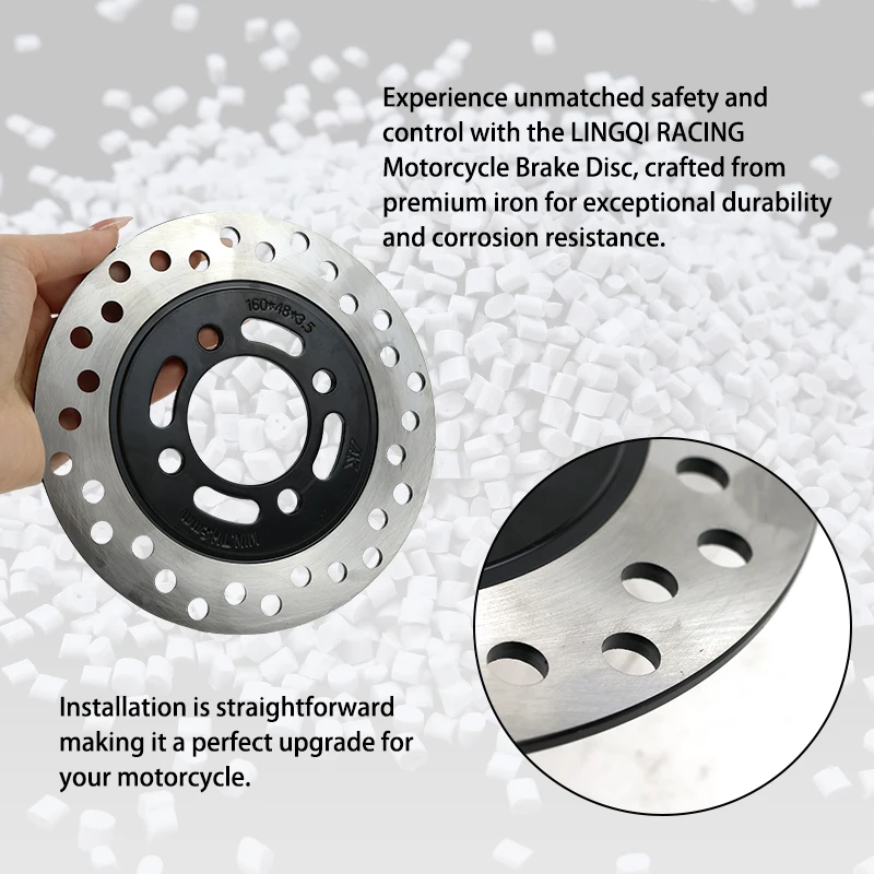 LINGQI RACING 160mm disco de f - Brake Rotor reseña y precio