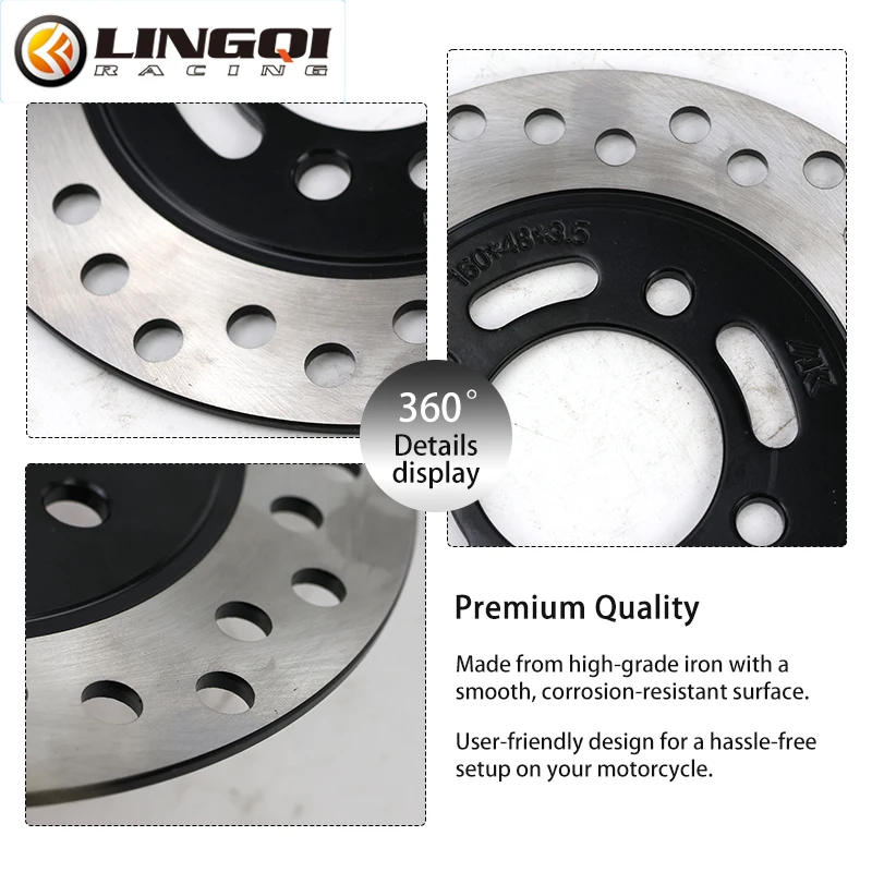 LINGQI RACING 160mm disco de f - Brake Rotor reseña y precio
