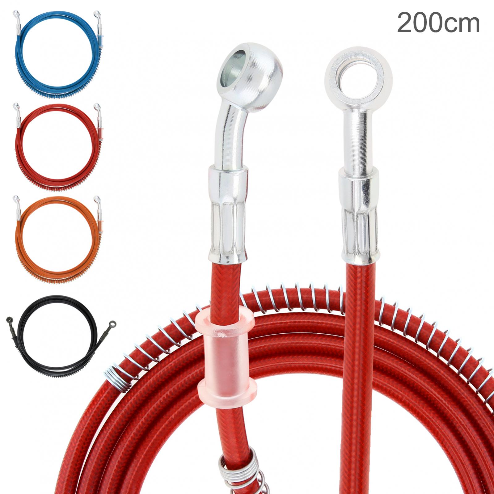 Manguera de freno trenzada par - Motorcycle Brake Cable reseña y precio